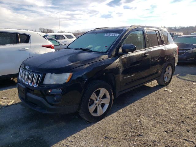 1C4NJDEB3CD662186 - 2012 JEEP COMPASS BLACK photo 1