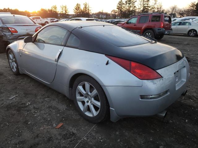 JN1AZ34E23T011394 - 2003 NISSAN 350Z COUPE SILVER photo 2