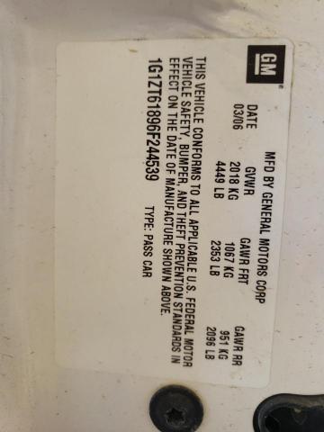 1G1ZT61896F244539 - 2006 CHEVROLET MALIBU MAX 白色 照片 12