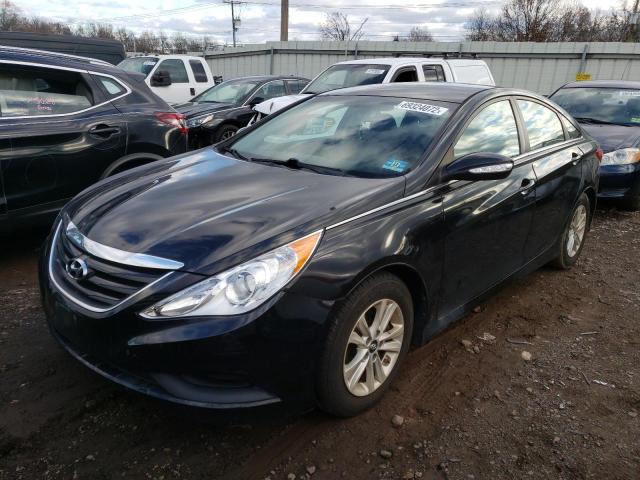 5NPEB4AC2EH836936 - 2014 HYUNDAI SONATA GLS BLACK photo 1