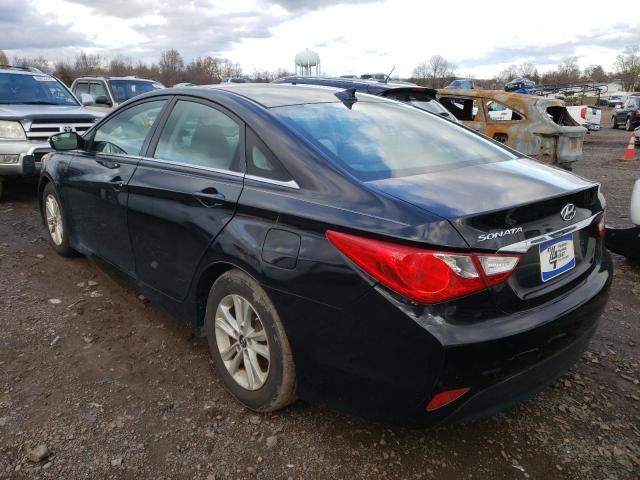 5NPEB4AC2EH836936 - 2014 HYUNDAI SONATA GLS BLACK photo 2