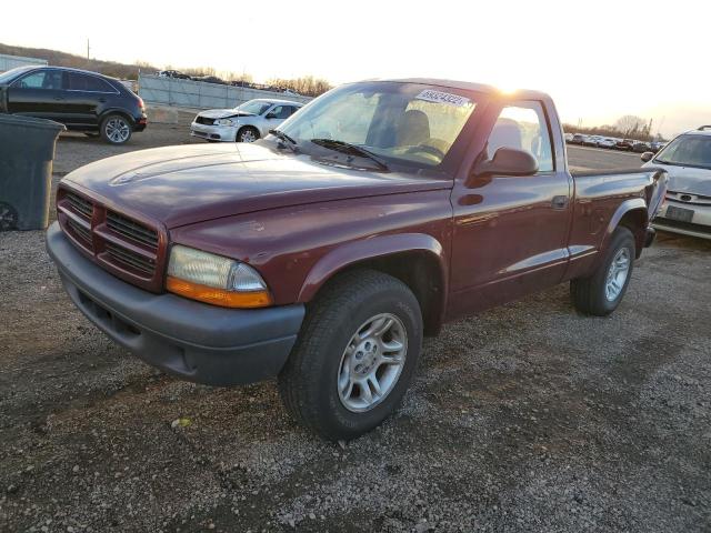 1D7FL16XX3S136999 - 2003 DODGE DAKOTA BURGUNDY photo 1