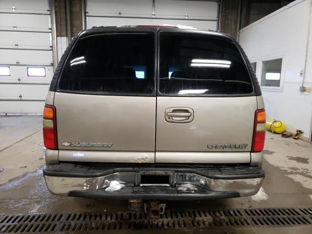 3GNFK16T91G233522 - 2001 CHEVROLET SUBURBAN K BEIGE photo 6