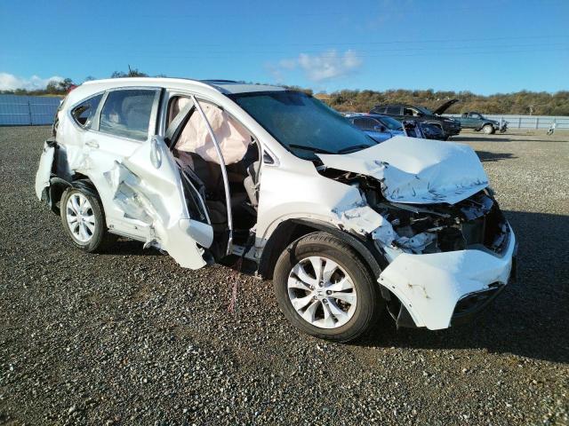 5J6RM4H76EL035890 - 2014 HONDA CR-V EXL WHITE photo 4