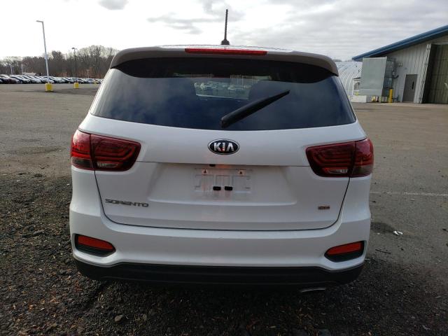 5XYPGDA30KG471069 - 2019 KIA SORENTO L WHITE photo 6