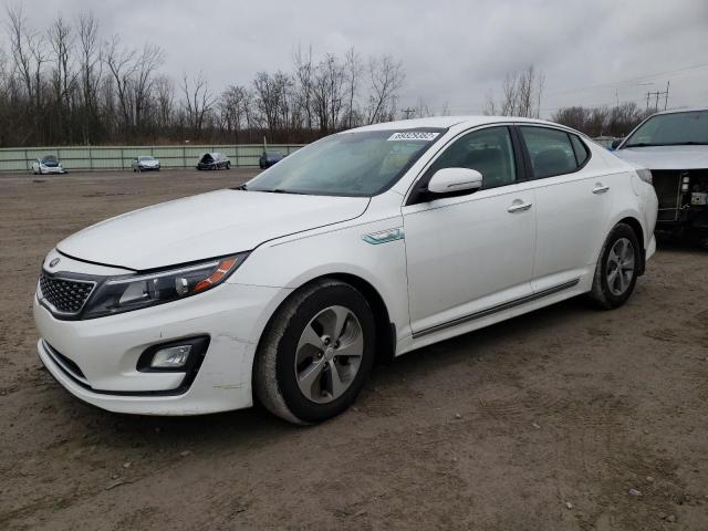 KNAGM4AD5F5089472 - 2015 KIA OPTIMA HYB WHITE photo 1