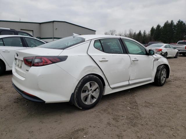 KNAGM4AD5F5089472 - 2015 KIA OPTIMA HYB WHITE photo 3