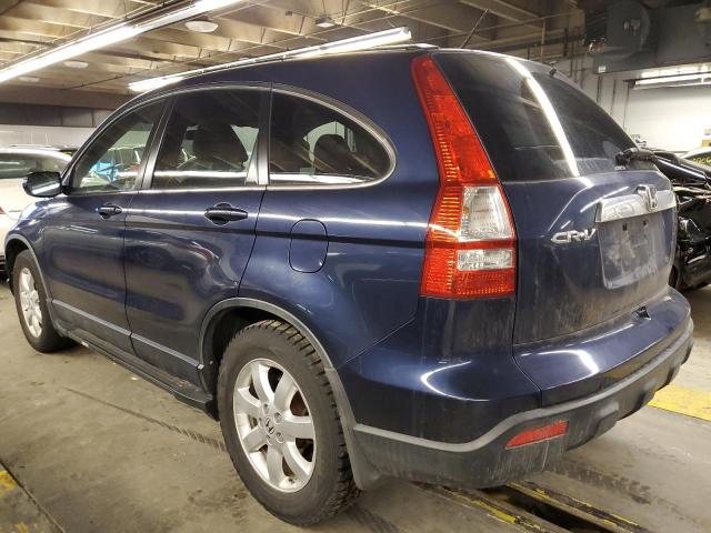 JHLRE48728C034780 - 2008 HONDA CR-V EXL BLUE photo 2