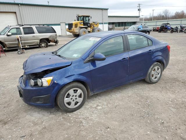 1G1JB5SH5D4156184 - 2013 CHEVROLET SONIC LS BLUE photo 1