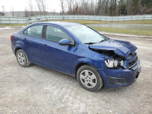 1G1JB5SH5D4156184 - 2013 CHEVROLET SONIC LS BLUE photo 4