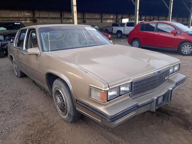 1G6CB6985F4215266 - 1985 CADILLAC FLEETWOOD GOLD photo 1