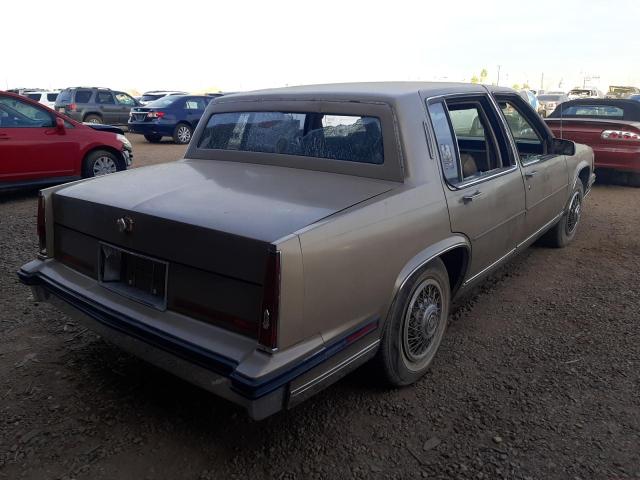 1G6CB6985F4215266 - 1985 CADILLAC FLEETWOOD GOLD photo 4