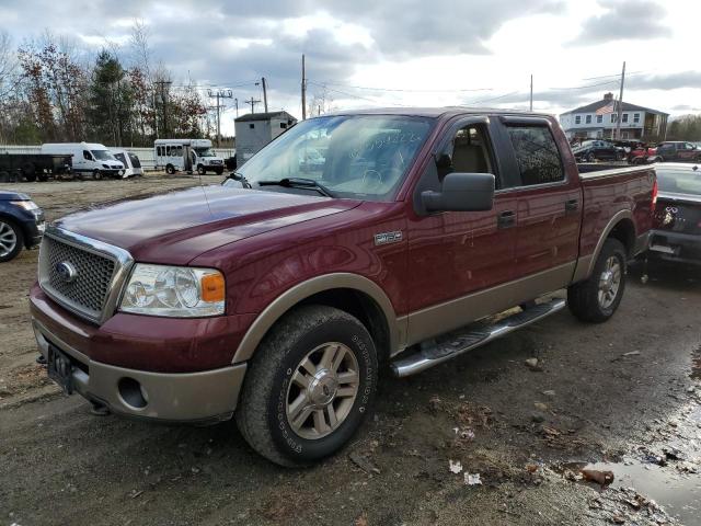 1FTPW14576KC21245 - 2006 FORD F 150 RED photo 1