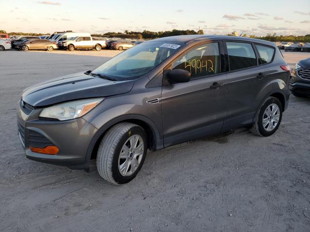 1FMCU0F76DUB78205 - 2013 FORD ESCAPE S GRAY photo 1