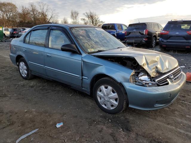 2HGEJ661XYH572787 - 2000 HONDA CIVIC BASE TURQUOISE photo 4