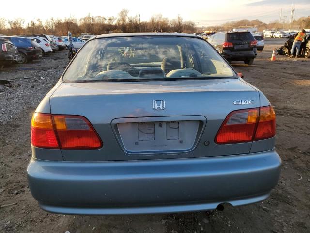 2HGEJ661XYH572787 - 2000 HONDA CIVIC BASE TURQUOISE photo 6