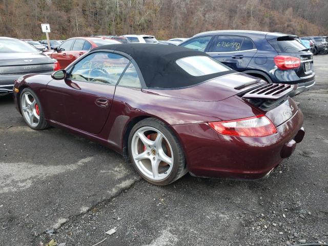 WP0CB29995S765451 - 2005 PORSCHE 911 TURBO BURGUNDY photo 2