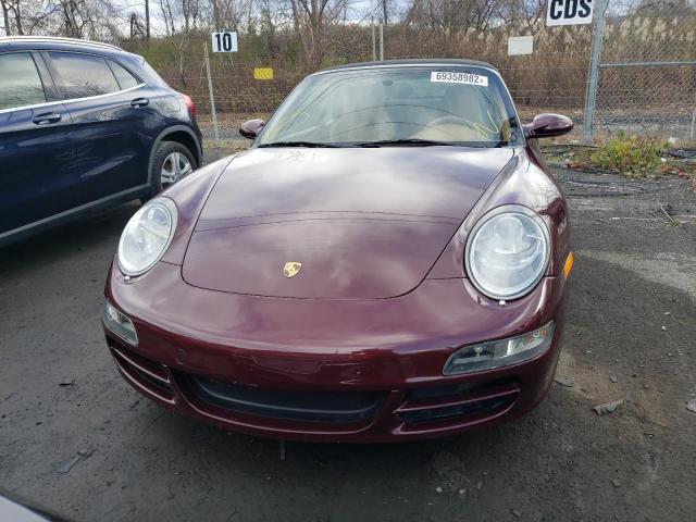 WP0CB29995S765451 - 2005 PORSCHE 911 TURBO BURGUNDY photo 5