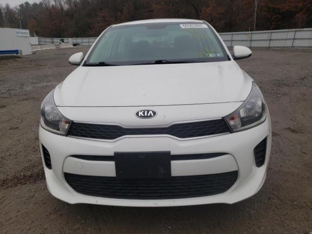 3KPA24AB4KE180910 - 2019 KIA RIO S WHITE photo 5