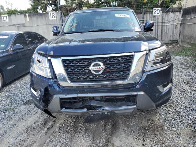 JN8AY2BA9N9393227 - 2022 NISSAN ARMADA SL BLUE photo 5