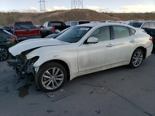 JN1BY1ARXFM560679 - 2015 INFINITI Q70 3.7 WHITE photo 1