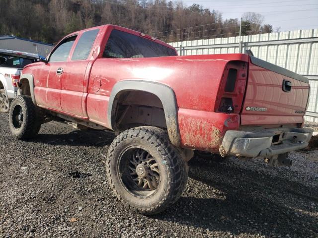 1GCHK291X4E102967 - 2004 CHEVROLET SILVERADO RED photo 2