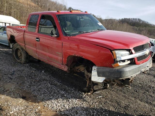 1GCHK291X4E102967 - 2004 CHEVROLET SILVERADO RED photo 4