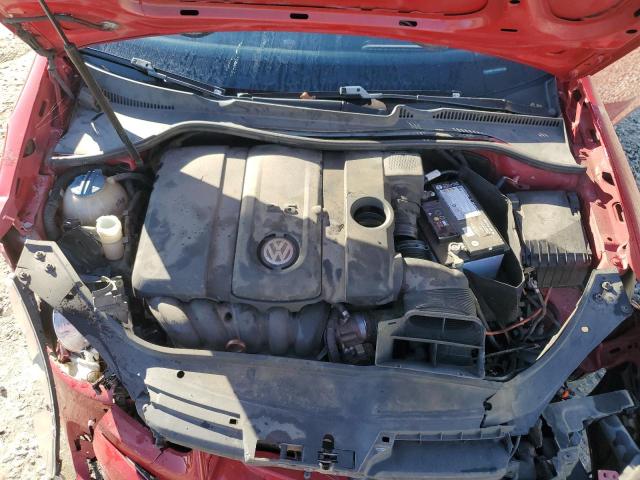 3VWAZ7AJ4AM094437 - 2010 VOLKSWAGEN JETTA LIMI RED photo 11