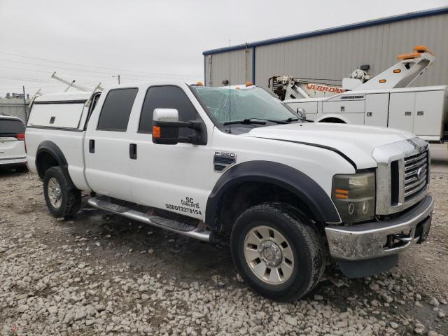 1FTWW31Y18EE05460 - 2008 FORD F350 SRW S WHITE photo 4