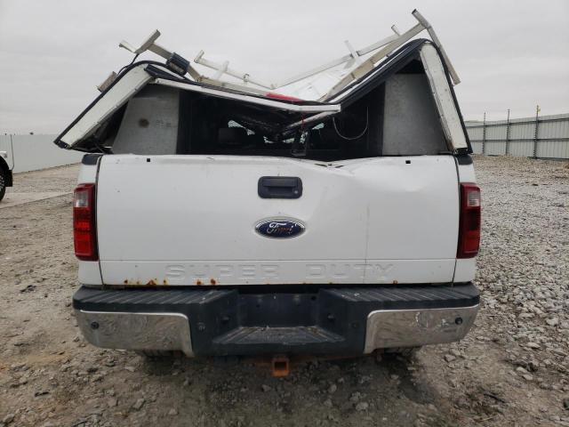 1FTWW31Y18EE05460 - 2008 FORD F350 SRW S WHITE photo 6