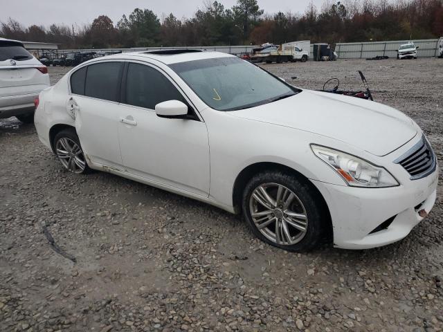 JN1CV6AR2DM766067 - 2013 INFINITI G37 WHITE photo 4