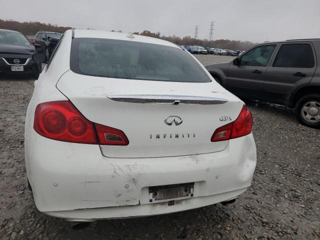 JN1CV6AR2DM766067 - 2013 INFINITI G37 WHITE photo 6