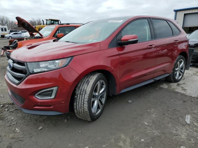 2FMPK4AP5HBC34782 - 2017 FORD EDGE SPORT RED photo 1