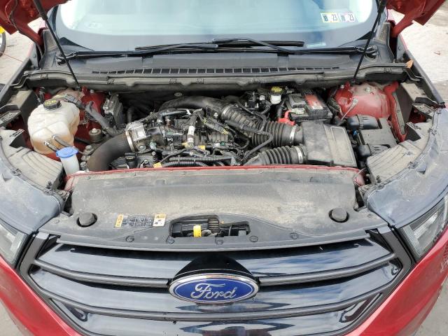 2FMPK4AP5HBC34782 - 2017 FORD EDGE SPORT RED photo 11