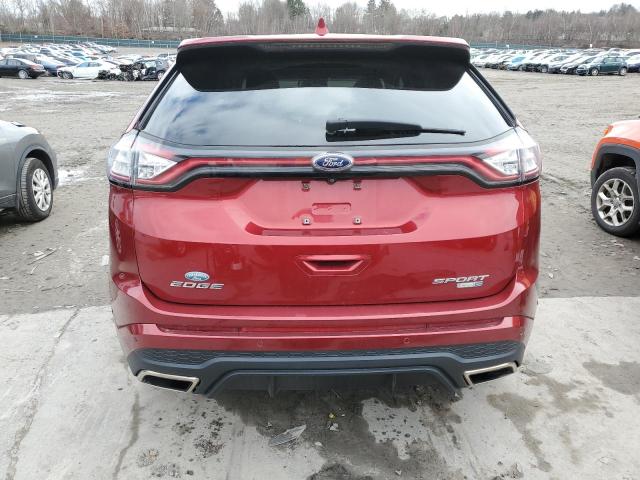 2FMPK4AP5HBC34782 - 2017 FORD EDGE SPORT RED photo 6