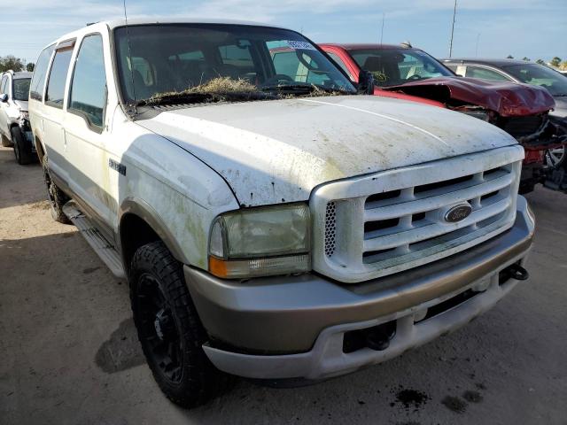 1FMSU45P04ED08302 - 2004 FORD EXCURSION WHITE photo 4