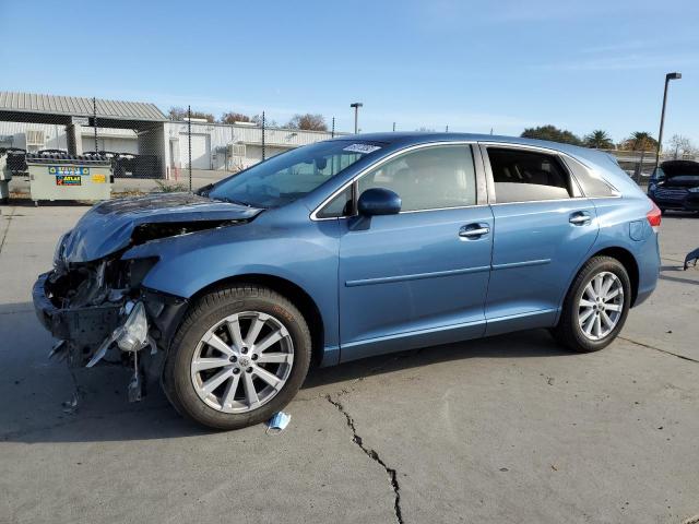 4T3ZA3BB8AU032955 - 2010 TOYOTA VENZA BLUE photo 1