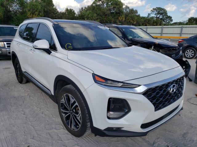 5NMS5CAA1KH100274 - 2019 HYUNDAI SANTA FE L WHITE photo 4