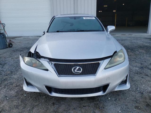 JTHBF5C28B5152842 - 2011 LEXUS IS 250 SILVER photo 5