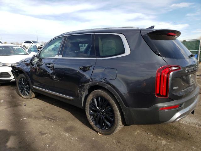 5XYP5DHC7LG037261 - 2020 KIA TELLURIDE GRAY photo 2