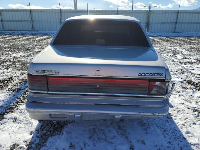 3C3XA4631NT249684 - 1992 CHRYSLER LEBARON A- SILVER photo 6