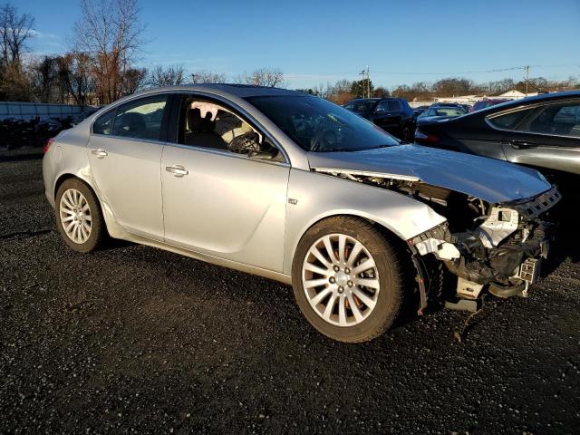 W04GY5GVXB1141624 - 2011 BUICK REGAL CXL SILVER photo 4