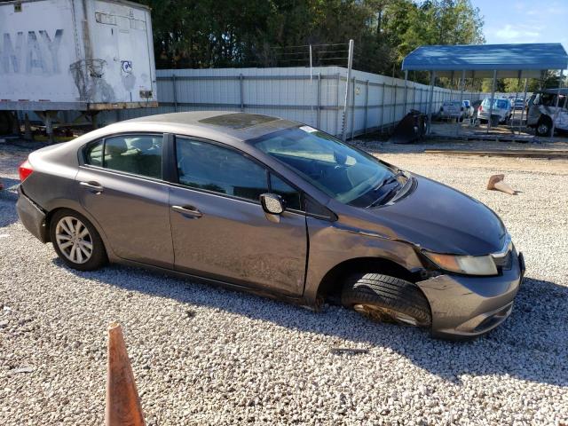 19XFB2F98CE038500 - 2012 HONDA CIVIC EXL 棕色 照片 4