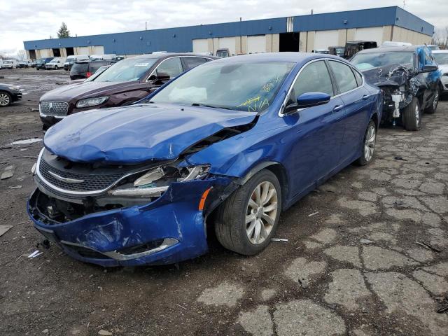 1C3CCCCB0FN532044 - 2015 CHRYSLER 200 C BLUE photo 1