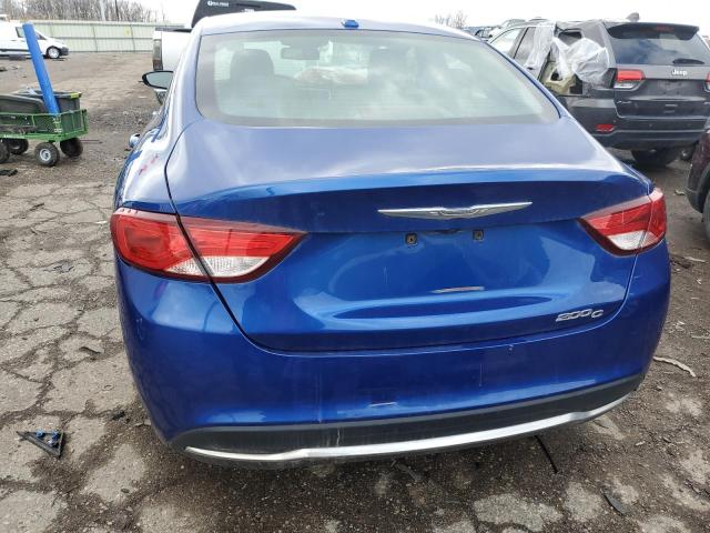 1C3CCCCB0FN532044 - 2015 CHRYSLER 200 C BLUE photo 6