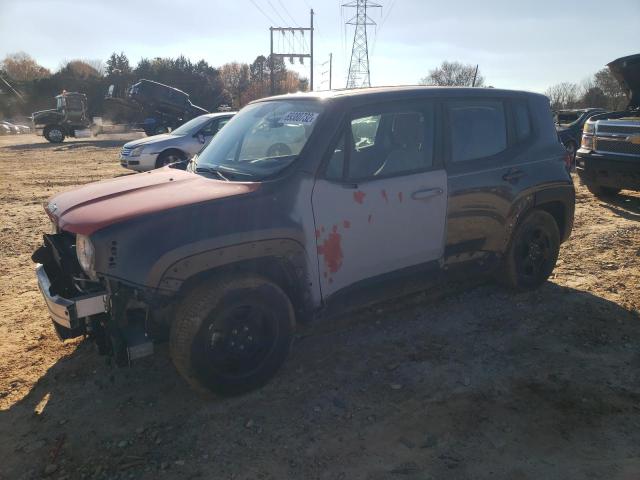 ZACNJAAB8KPK59385 - 2019 JEEP RENEGADE S CHARCOAL photo 1