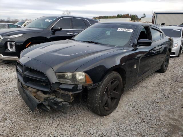 2C3CDXATXCH169353 - 2012 DODGE CHARGER PO BLACK photo 1