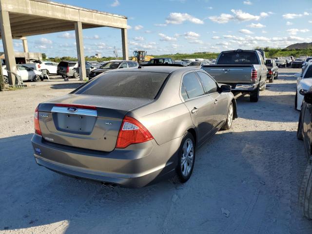 3FAHP0JA3CR229059 - 2012 FORD FUSION SEL GRAY photo 3