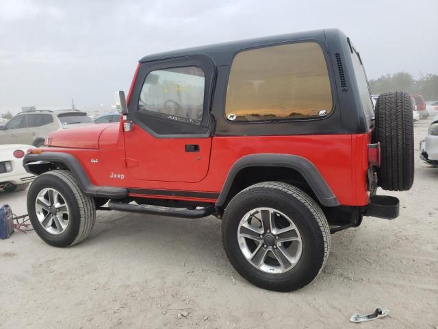 1J4FY19P7PP267933 - 1993 JEEP WRANGLER / RED photo 2