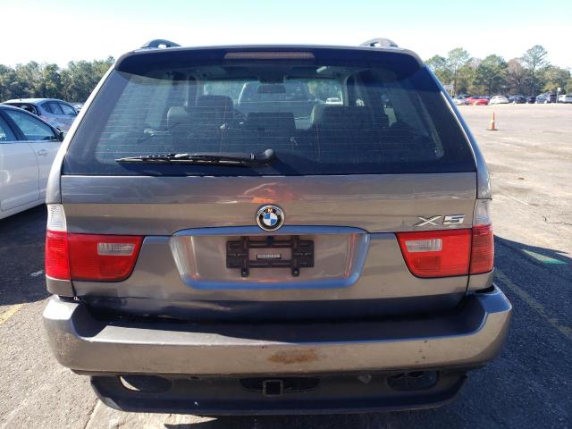 5UXFB53515LV15280 - 2005 BMW X5 4.4I GRAY photo 6